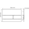 Система инсталляции для унитазов WASSERKRAFT VILS 56TLT.010.ME.MB04